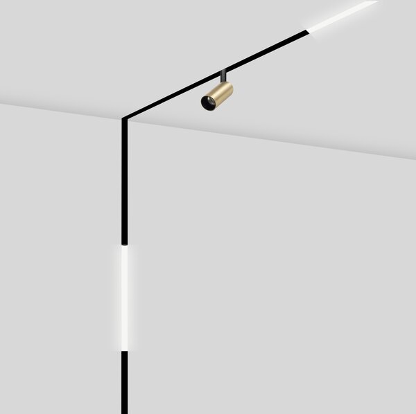 Mantra 8318 Magneto 48V, černý lineární modul LED 8W 3000K 120°, on/off, délka 30cm