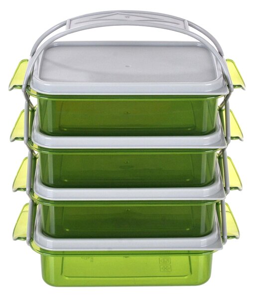 JÍDLONOSIČ 4PATRA 1L, 24,3CMX14,6CMX29,5CM PLAST