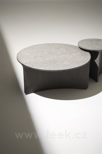 Roda Betonový konferenční stolek Aspic, Roda, kulatý 90x40 cm
