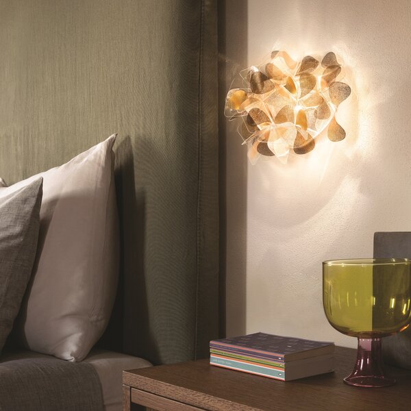 SLAMP CLIWM00GNM00000000EU Clizia Mama Non Mama Gold Wall, designové nástěnné svítidlo, 2x6W E14, výška 28cm