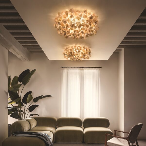 Slamp Clizia Mama Non Mama gold, designové svítidlo, 2x12W E27, prům. 53cm