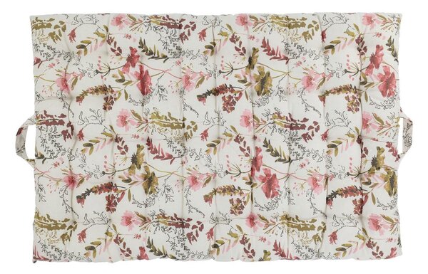 Krémová matrace s květy Aix Quilt Wild Flowers - 60*100 cm - Chic Antique