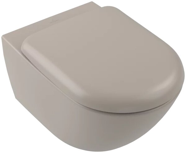 Villeroy & Boch Antao záchodová mísa závěsná bez splachovacího kruhu béžová mat 4674T0AM