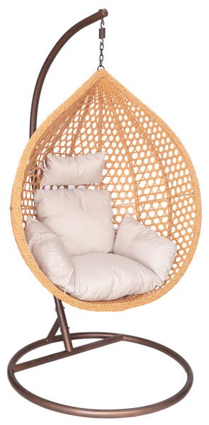 Závěsné křeslo RELAX naturální / béžové / hnědé FAT4804