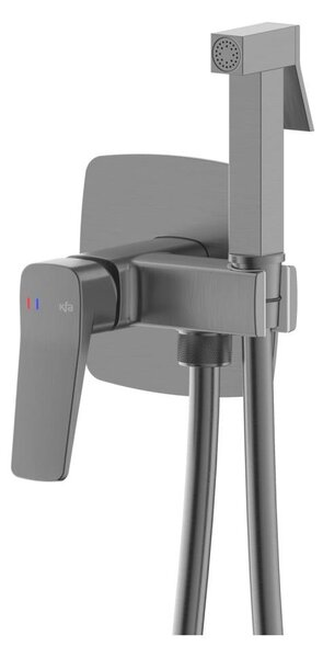 KFA Armatura 4529-512-61-Bidet. baterie se sprškou pro pod. ins. MALAGA met.šedá