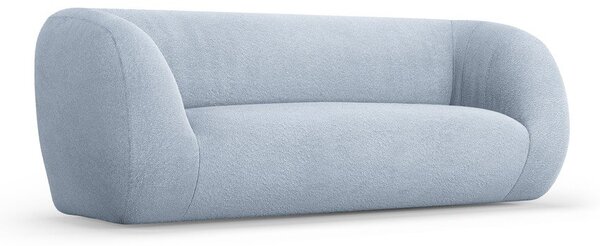 Světle modrá pohovka z textilie bouclé 210 cm Essen – Cosmopolitan Design