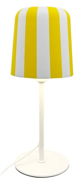 Stolní lampa Dyberg Larsen, Gry, Žlutá, Obývací pokoj, Kov, Design
