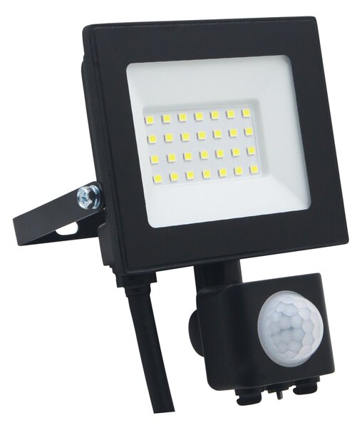 LED reflektor 20W s pohybovým a soumrakovým čidlem - 1800 lm, 4000K