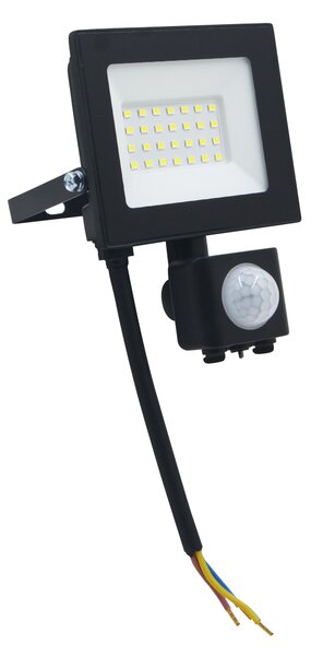 LED reflektor 20W s pohybovým a soumrakovým čidlem - 1800 lm, 4000K