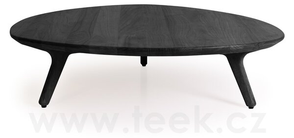Manutti Konferenční stolek Torsa, Manutti, 101x98x24 cm, rám teak, deska brushed teak