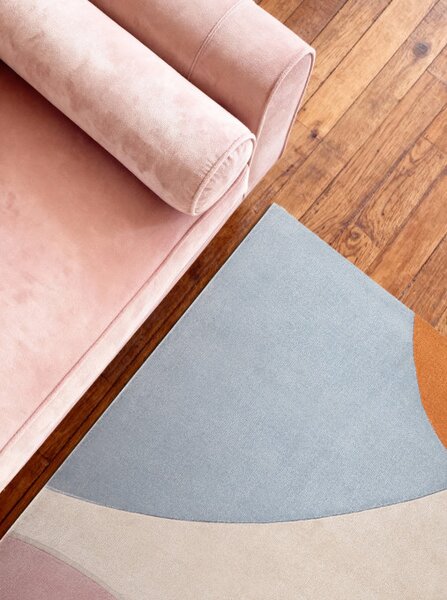 Koberec Ted Baker Hackney Clarissa růžový / zelený / béžový