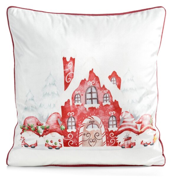VÁNOČNÍ DEKORAČNÍ POVLAK NA POLŠTÁŘ COZY6 45X45 CM VZOROVANÝ