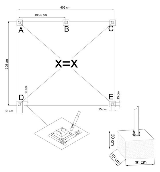 Pultová bioklimatická pergola s lamelami 3 x 4 M