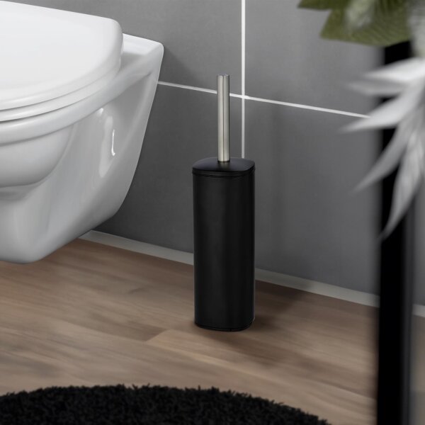 WENKO 24778100 - WC štětka ALASSIO 9,3x39,2 cm nerez/černá