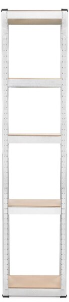 Kovový regál 180x40x40 cm 5 polic SPRINGOS HA5281 pozinkovaný