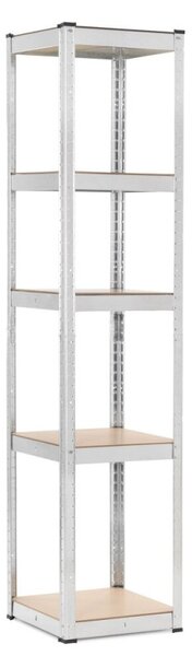 Kovový regál 180x40x40 cm 5 polic SPRINGOS HA5281 pozinkovaný
