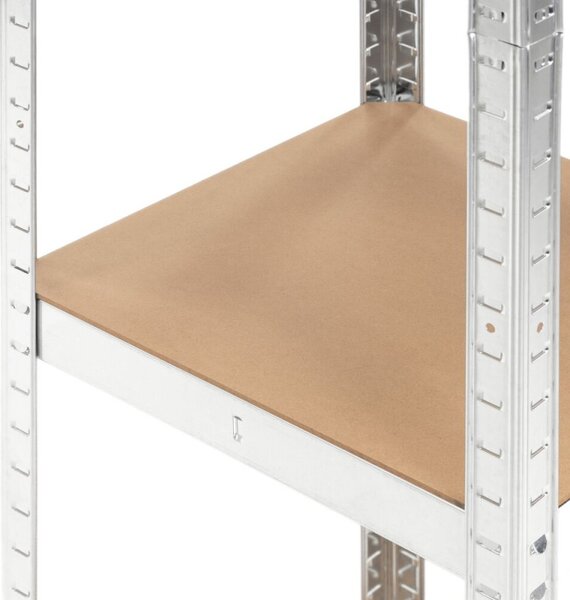 Kovový regál 180x40x40 cm 5 polic SPRINGOS HA5281 pozinkovaný