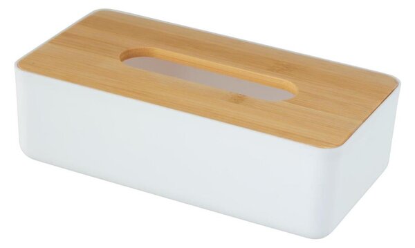 WENKO 25318100 - Kosmetický box ROTELLO 24x12,7 cm bílá/hnědá