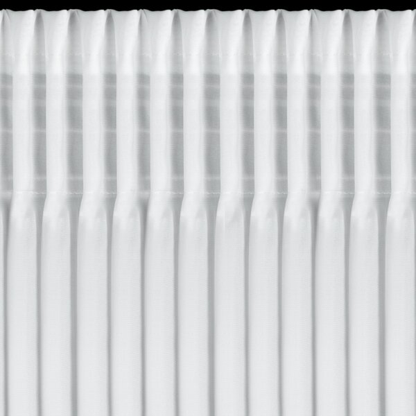 VÁNOČNÍ ZÁCLONA NA PÁSCE FLAKE 350X160 CM BÍLÁ