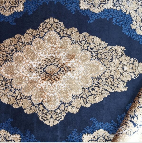 Koberec Exkluzivní Qum Silk 02 modrý