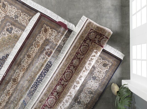 Koberec Exkluzivní Qum Silk 02 čevený