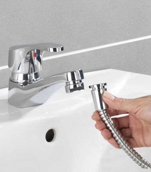 WENKO 22866100 - Sprcha UNIVERSAL 170x6,5 cm lesk. chrom/stříbrná/šedá