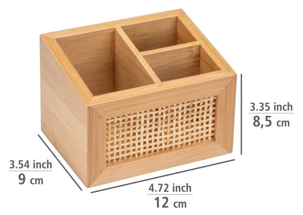 WENKO 25600100 - Organizér ALLEGRE 12x9 cm hnědá
