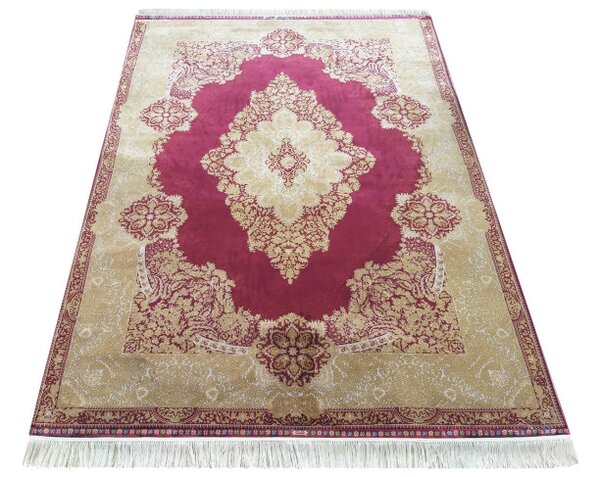 Koberec Exkluzivní Qum Silk 02 čevený