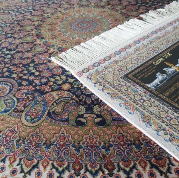 Koberec Exkluzivní Qum Silk 09 modrý