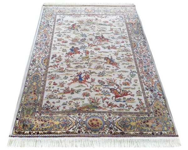 Koberec Exkluzivní Qum Silk 10 krémový