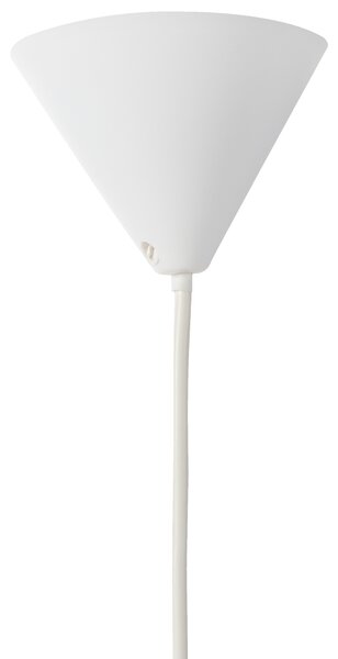Závěsná lampa EREBATO Len Krémově bílá