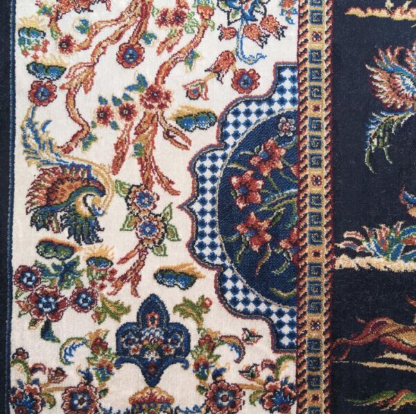 Koberec Exkluzivní Qum Silk 10 modrý