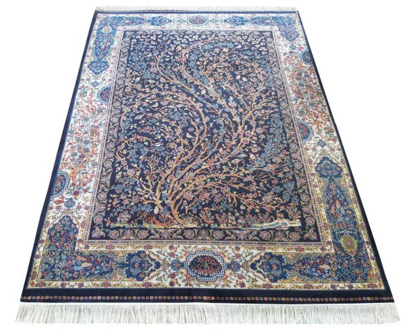 Koberec Exkluzivní Qum Silk 11 modrý