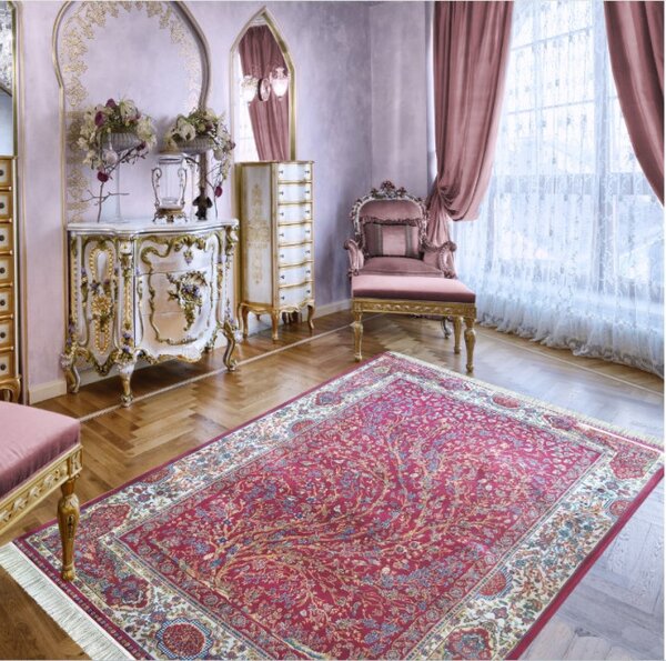 Koberec Exkluzivní Qum Silk 11 červený
