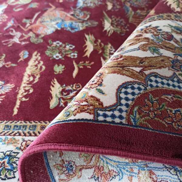 Koberec Exkluzivní Qum Silk 10 červený