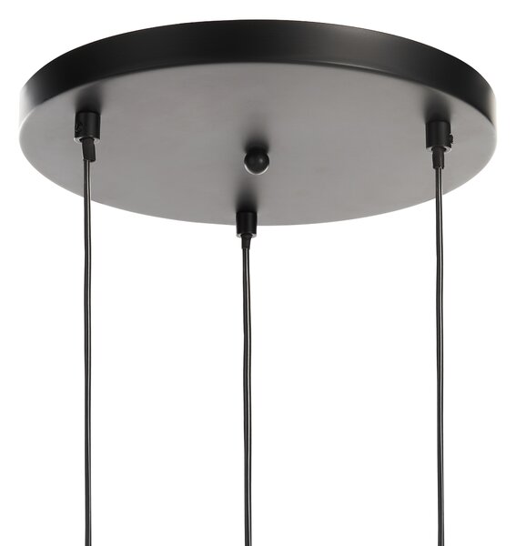 Závěsná lampa PARGUAZA Len Světle béžová
