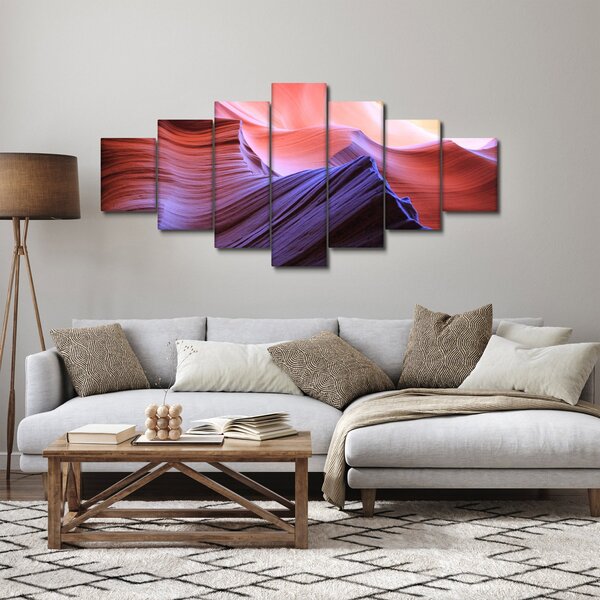 Obraz - barevný písek (210x100 cm)
