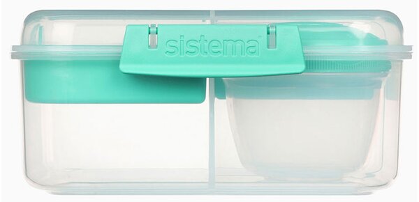 Sistema Box na jídlo To Go s 5 oddíly a kelímkem 1,25l Barva: minty teal