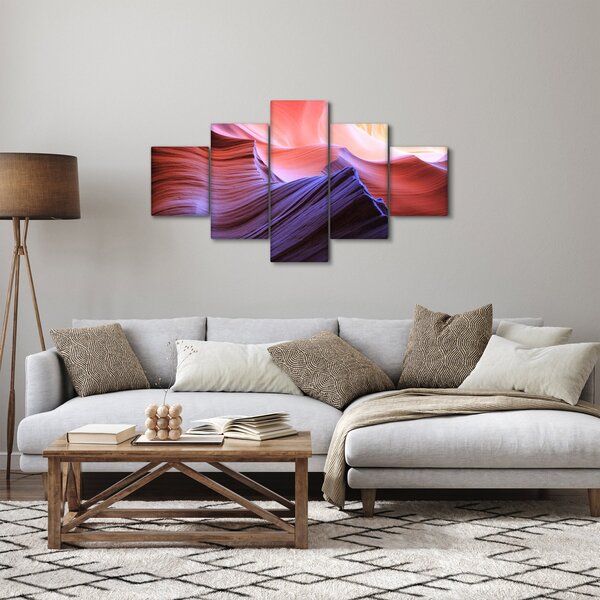 Obraz - barevný písek (125x70 cm)