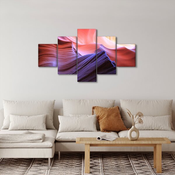Obraz - barevný písek (125x70 cm)