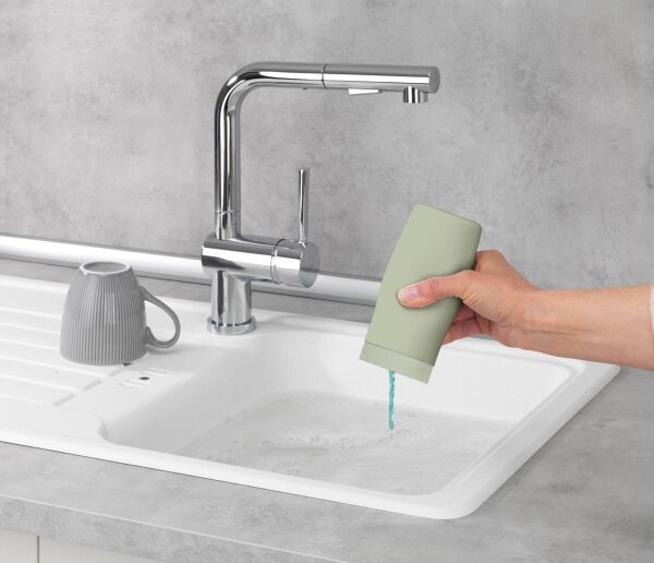 WENKO 54674100 - Dávkovač EASY SQUEEZ-E 6x14 cm zelená