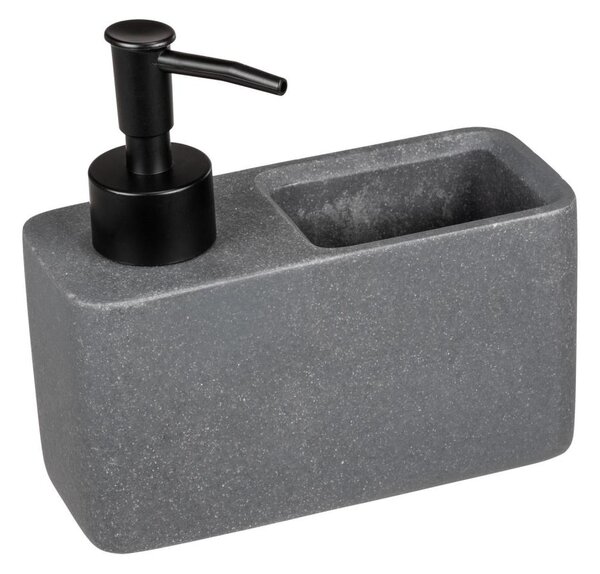 WENKO 54669100 - Dávkovač mýdla RESA 14,5x14,3 cm šedá/černá