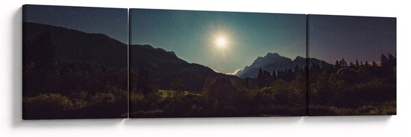 Obraz - noční obloha (170x50 cm)