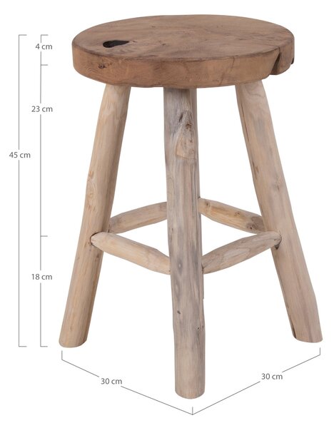 Židle Badia Brigella (přírodní)