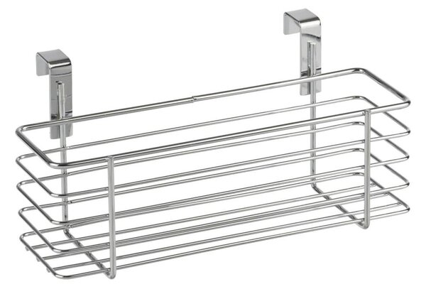 WENKO 2344100 - Košík SLIM 24x11,5 cm lesk. chrom/černá