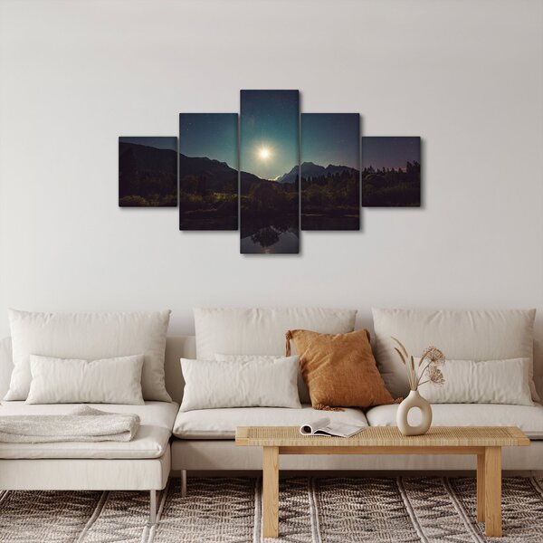 Obraz - noční obloha (125x70 cm)