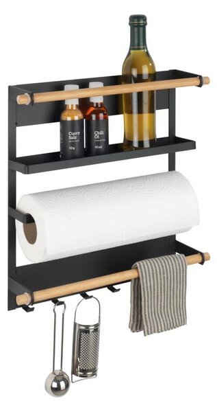 WENKO 54114100 - Organizér MAGNA 33x34 cm černá/hnědá