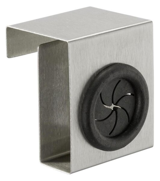 WENKO 4368060100 - Hák PUSH 5x6 cm stříbrná/černá