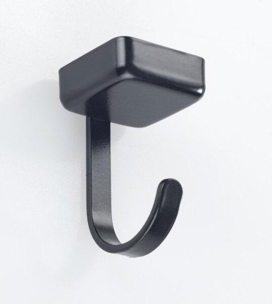 WENKO 71149800 - Háčky JET 2,2x3,9 cm černá/stříbrná