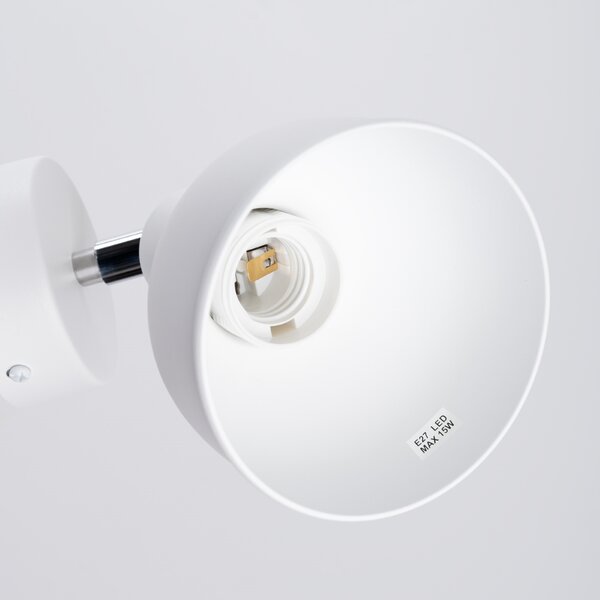 Sollux Lighting Nástěnné svítidlo ELBA bílé